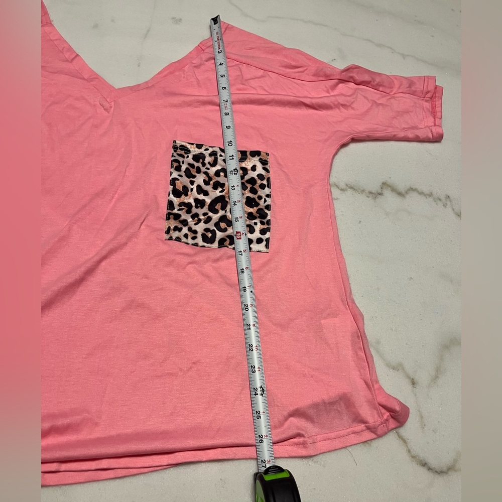 Pink/Leopard Print Short Set - Picture 7 of 8